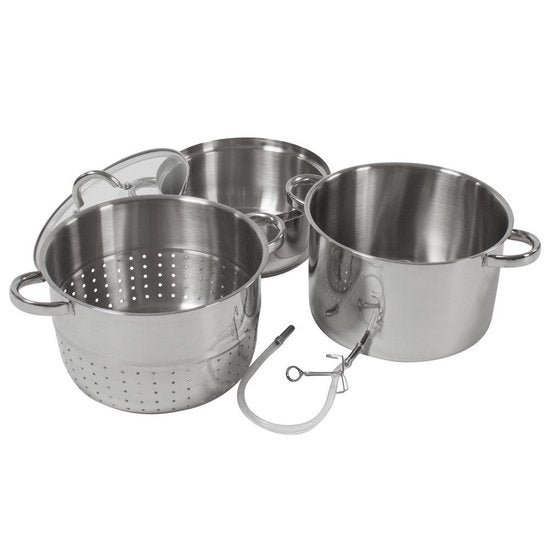 Tectake Stoomextractor - Ø 26 cm - RVS - Inductie