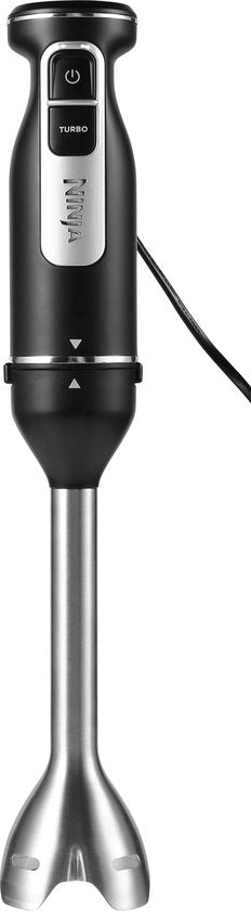 Ninja 3-in-1 Multifunctionele Mixer Set - Staafmixer - Handmixer - Hakmolen - 850 Watt - 700 ml - RVS - CI100EU