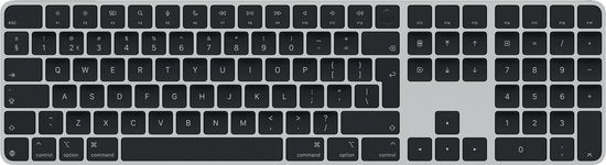 Apple Magic toetsenbord Universeel USB + Bluetooth QWERTY Nederlands Zwart
