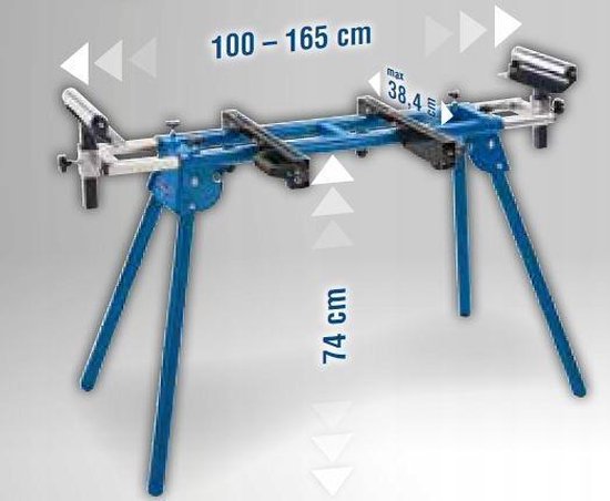 Scheppach Universeel Onderstel UMF1600 voor afkort- en verstekzagen| 1000 - 1650 mm | 150 kg