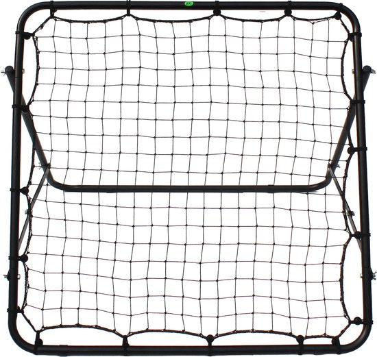AXI Rebounder100 Zwart – 100x100cm – Verstelbare rebounder – Kickback – Tchouk - Multisport