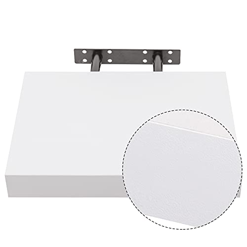WOLTU RG9365ws-2 Zwevende Wandplank – FSC Hout – Wit – 60 x 15 x 5 cm