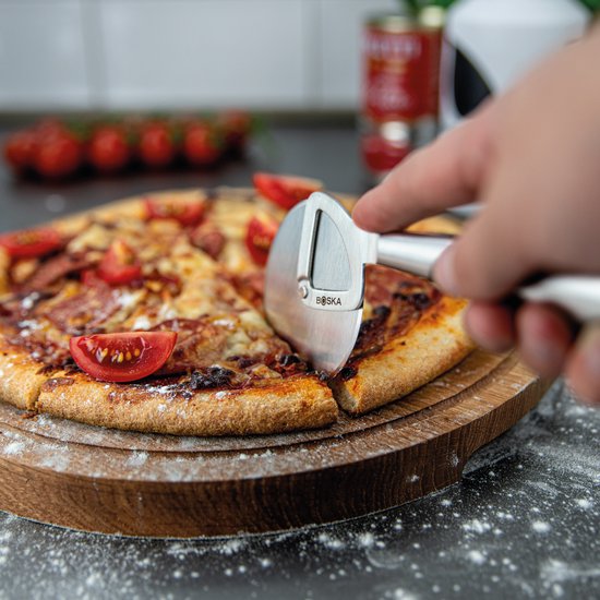 Boska Pizzasnijder Copenhagen - Vaatwasserbestendig - Roller - Wiebelt niet - Roestvrijstaal