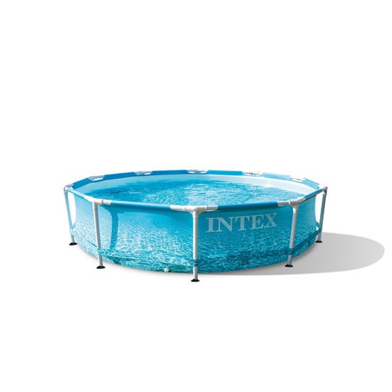 Intex Opbouwbaar Zwembad - Beachside Metal framepool 305x76 cm