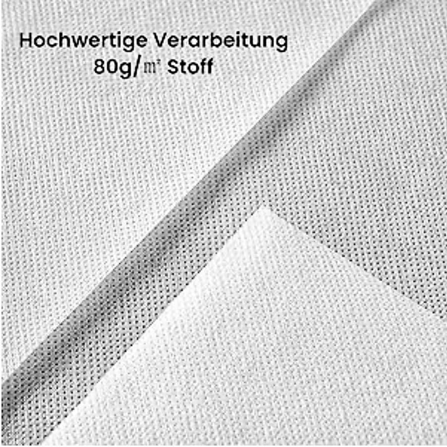 Woltu Wegwerp Tafelkleed Rol - Water- en Vlekbestendig - Wit - 1,2 x 25 m