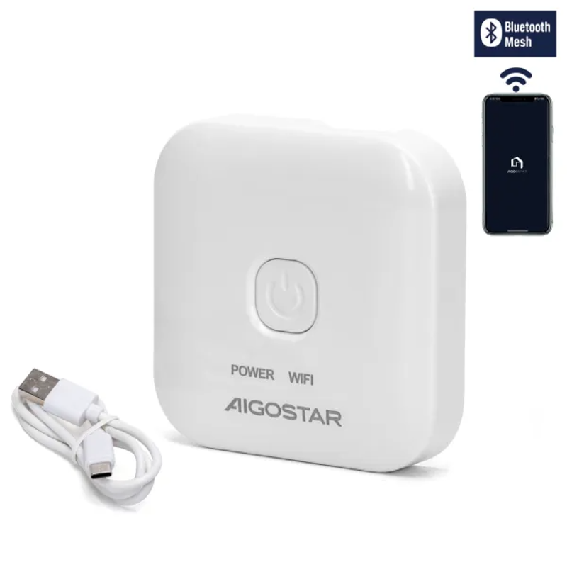 Aigostar slimme gateway, Bluetooth mesh-versie, wit