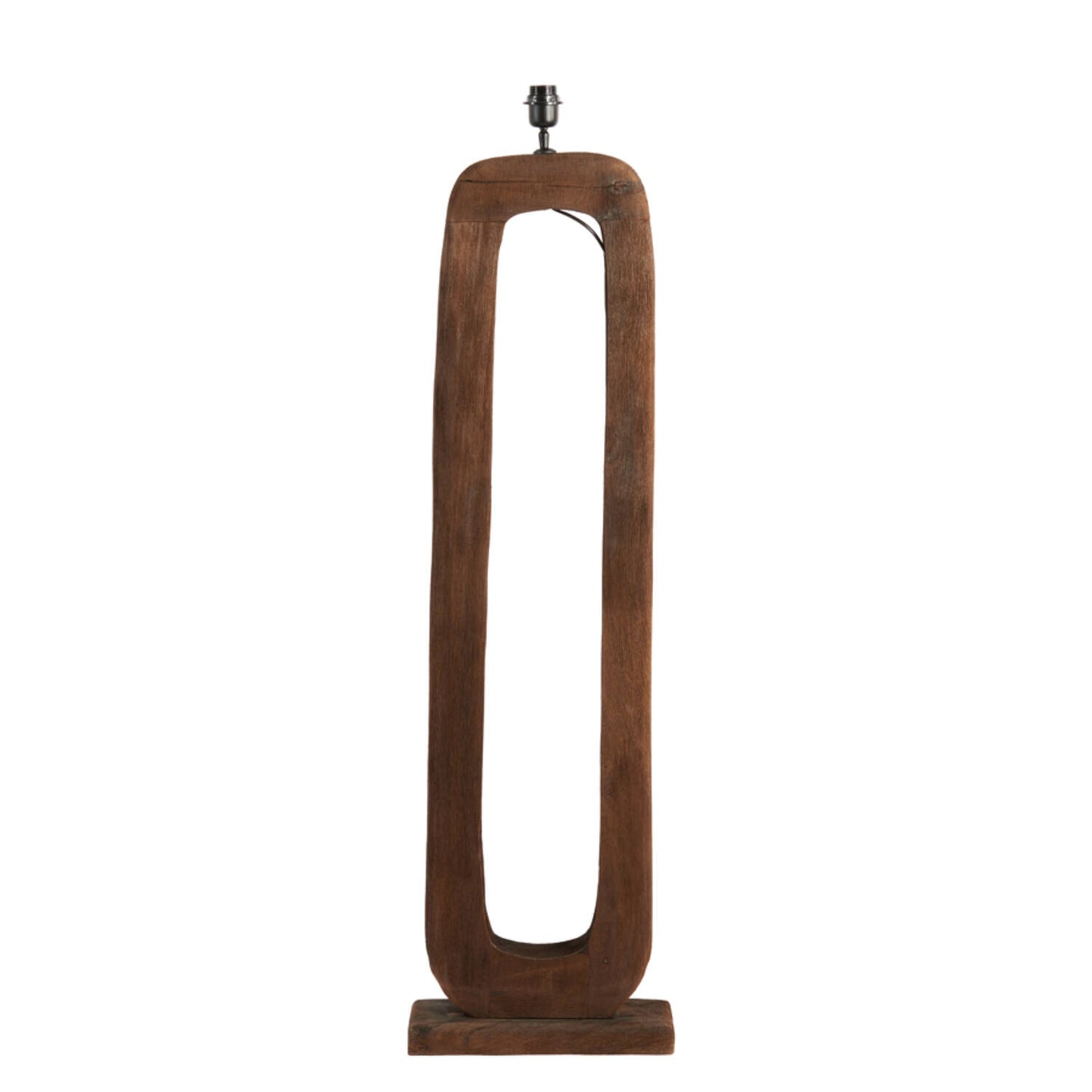 KelAfo Vloerlamp - Hout - 38x12x125cm - Chocoladebruin