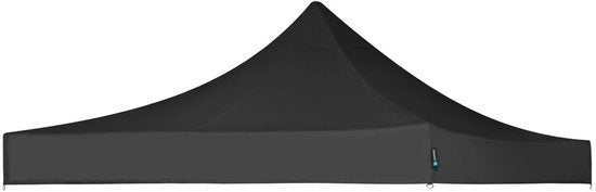 VONROC Dakzeil – Voor Premium Partytent PT501XX – Waterdicht - 50+ UV Bescherming - Zwart