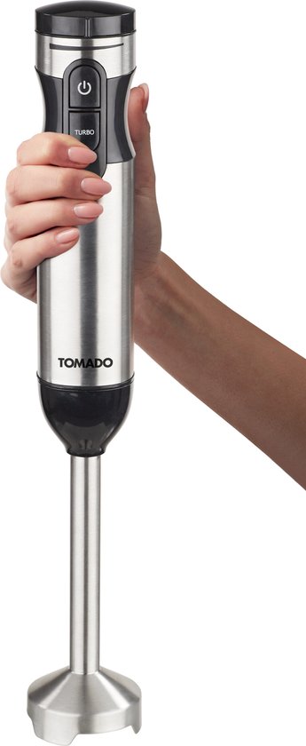 Tomado TSB9001B - Staafmixer set - Hakmolen en maatbeker - Garde - 1000W - 2 snelheden - RVS