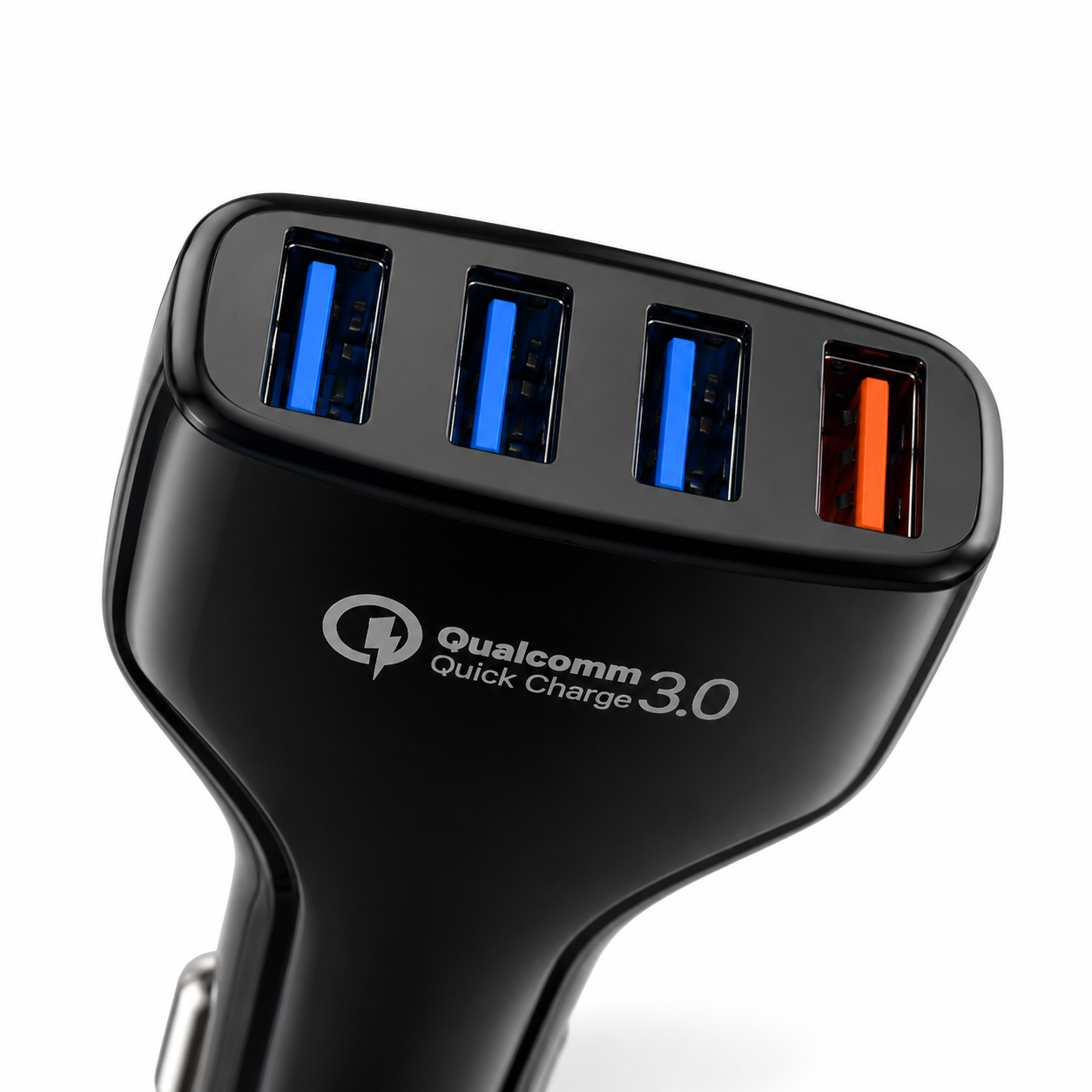 QGeeM BK-352 QC 3.0 Autolader – 4-poorts USB Car Charger met Quick Charge 3.0