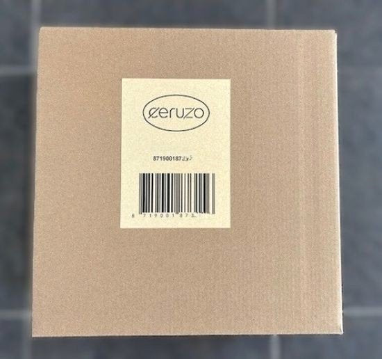 Ceruzo Dubbele Voerbak met Standaard - 40x20x16 cm - Metaal- MDF