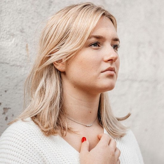 Yolora Ketting - Kalpa Camaka Kristallen - Zilver - Halsketting