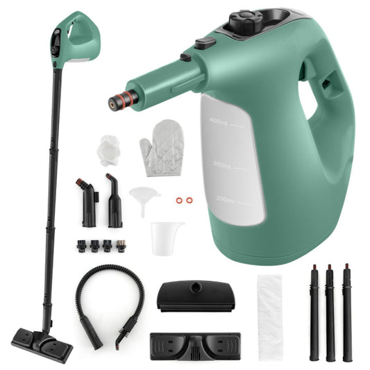 1500W stoomreiniger - 400 ML - tanktemperatuur tot 125℃ Stoomreiniger - Groen
