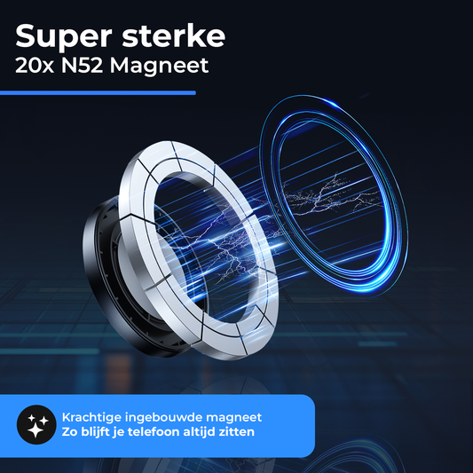 Carme MagSafe Telefoonhouder - Zwart