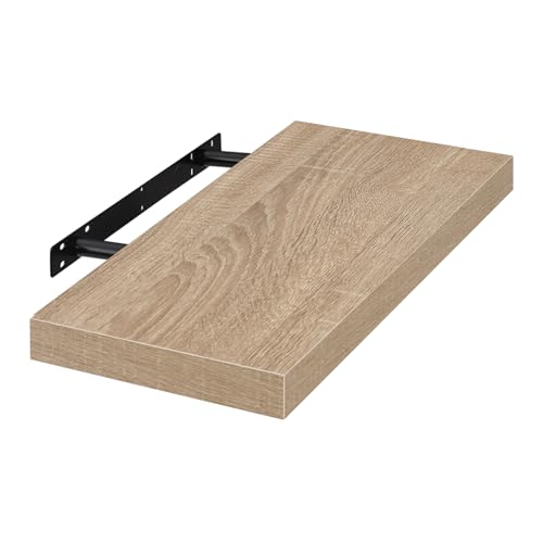 Eugad Wandplank - Robuuste Zwevende Plank - Eiken - 50 cm