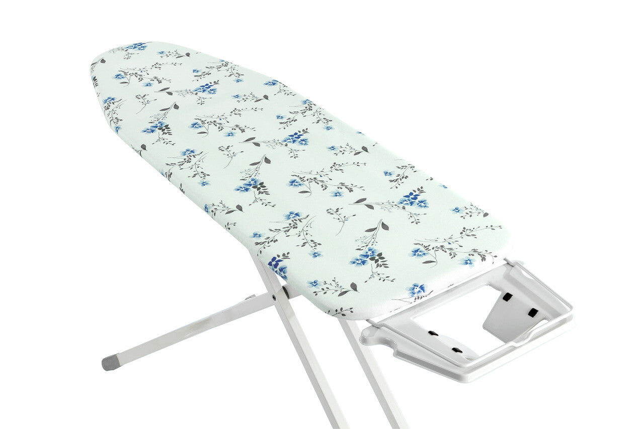 Wenko Strijkplankhoes Floral Blauw 130x50 cm