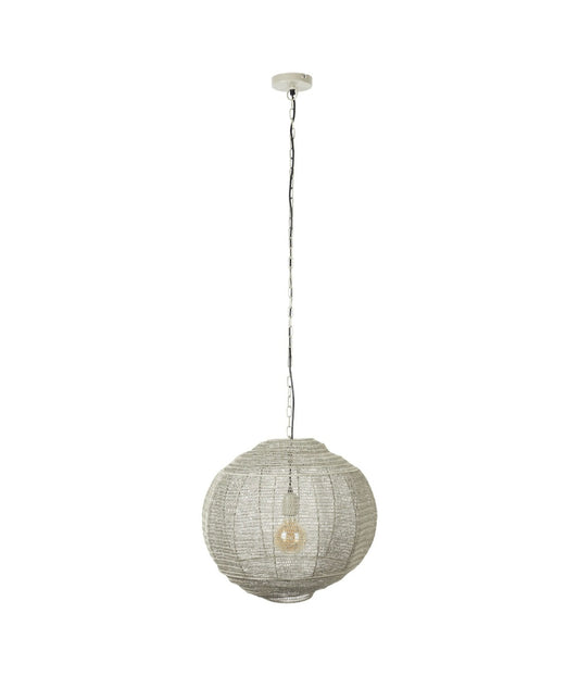 Dutchbone Meezan Hanglamp M – Ø 30 cm – Vintage Stijl – Grijs