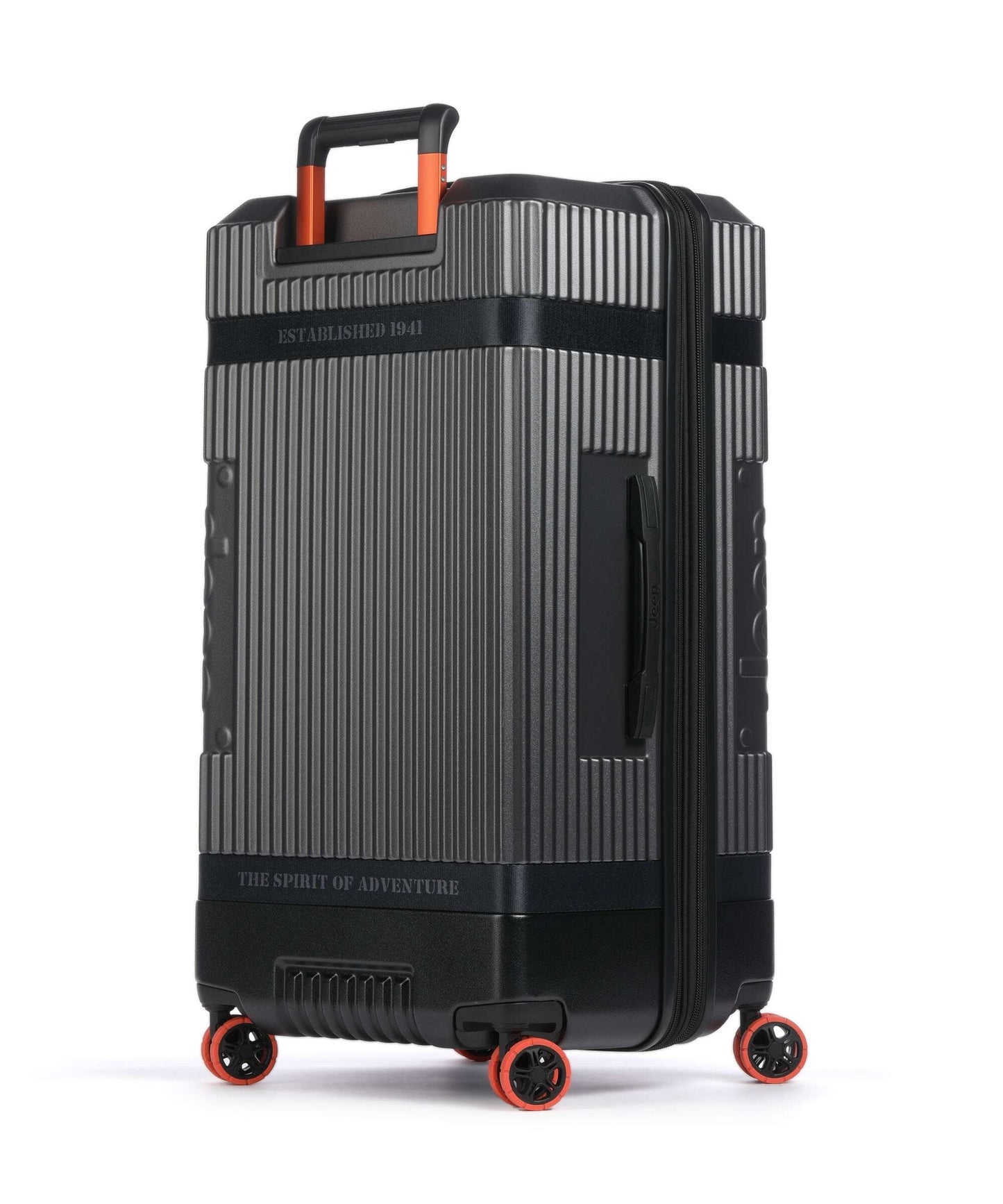Jeep Uitbreidbare Trolley XL 80 cm – 106L – Antraciet