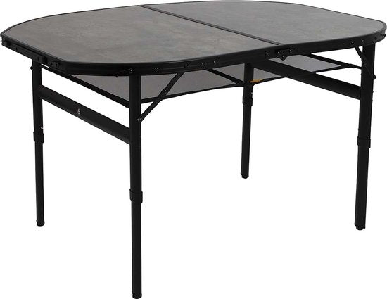 Bo-Camp - Industrial - Tafel - Northgate - Ovaal - Koffermodel - 120x80 cm
