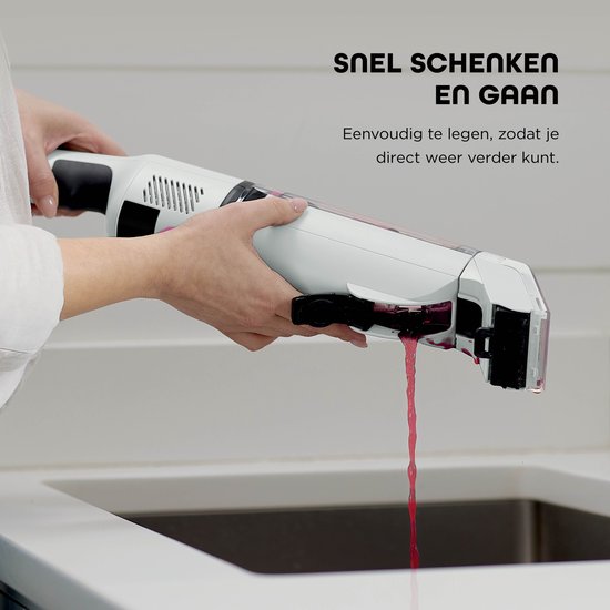 Shark StainForce Draadloze Handzame Vlekkenverwijderaar met draagcaddy, spleetopzetstuk en krachtige spray voor vloerbedekking, vloerkleden, bekleding van meubels en autobekleding - HX100EUT