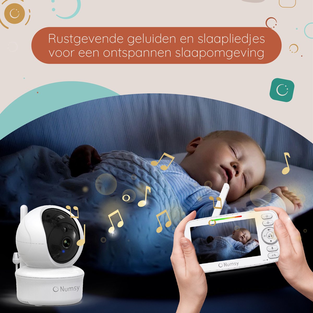 Numsy Parent Pro - Babyfoon - Baby Video Camera