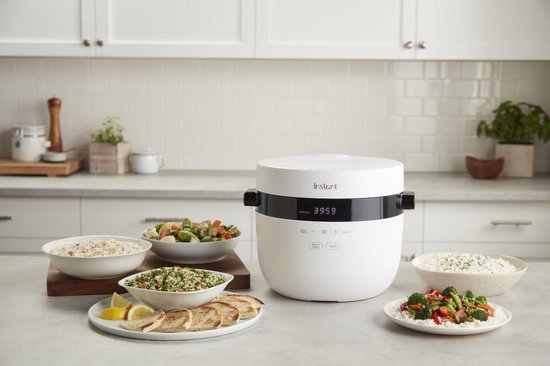 Instant Pot Rijstkoker & Stomer 4,8L - 8 Programma's - Slowcooker - Sauteren - CarbReduce Technologie - Tot 20 Porties - Multi Grain