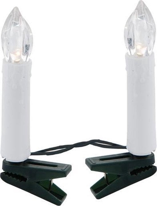Home Styling - Kaarsverlichting - 50 LED Lampjes - 12.2 Meter Lengte - Kerstverlichting - Warm Wit - Crème