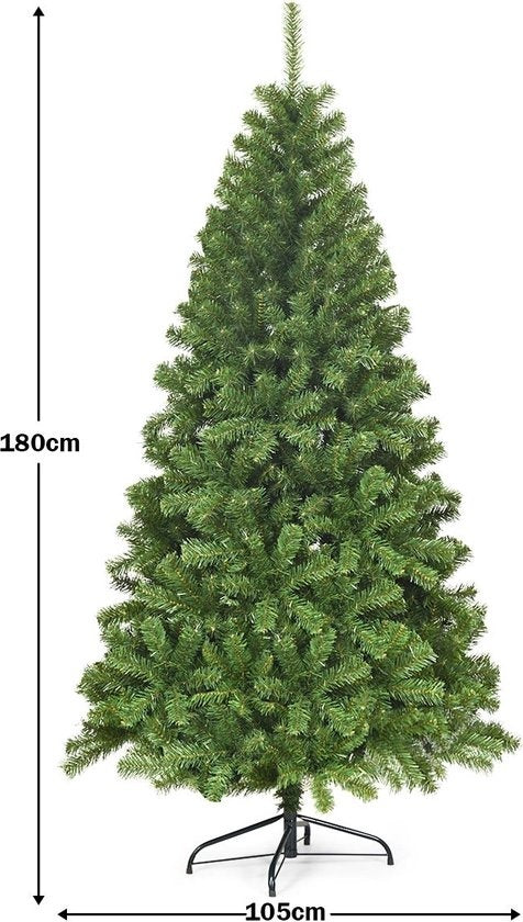 Coast Kunstkerstboom Met Metalen Standaard - Groen - 180cm
