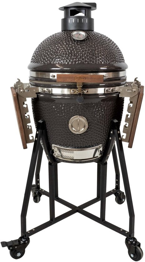Grizzly Grills Kamado Elite Medium - Barbecue - ø39cm / ø15inch - Zwart - Compleet