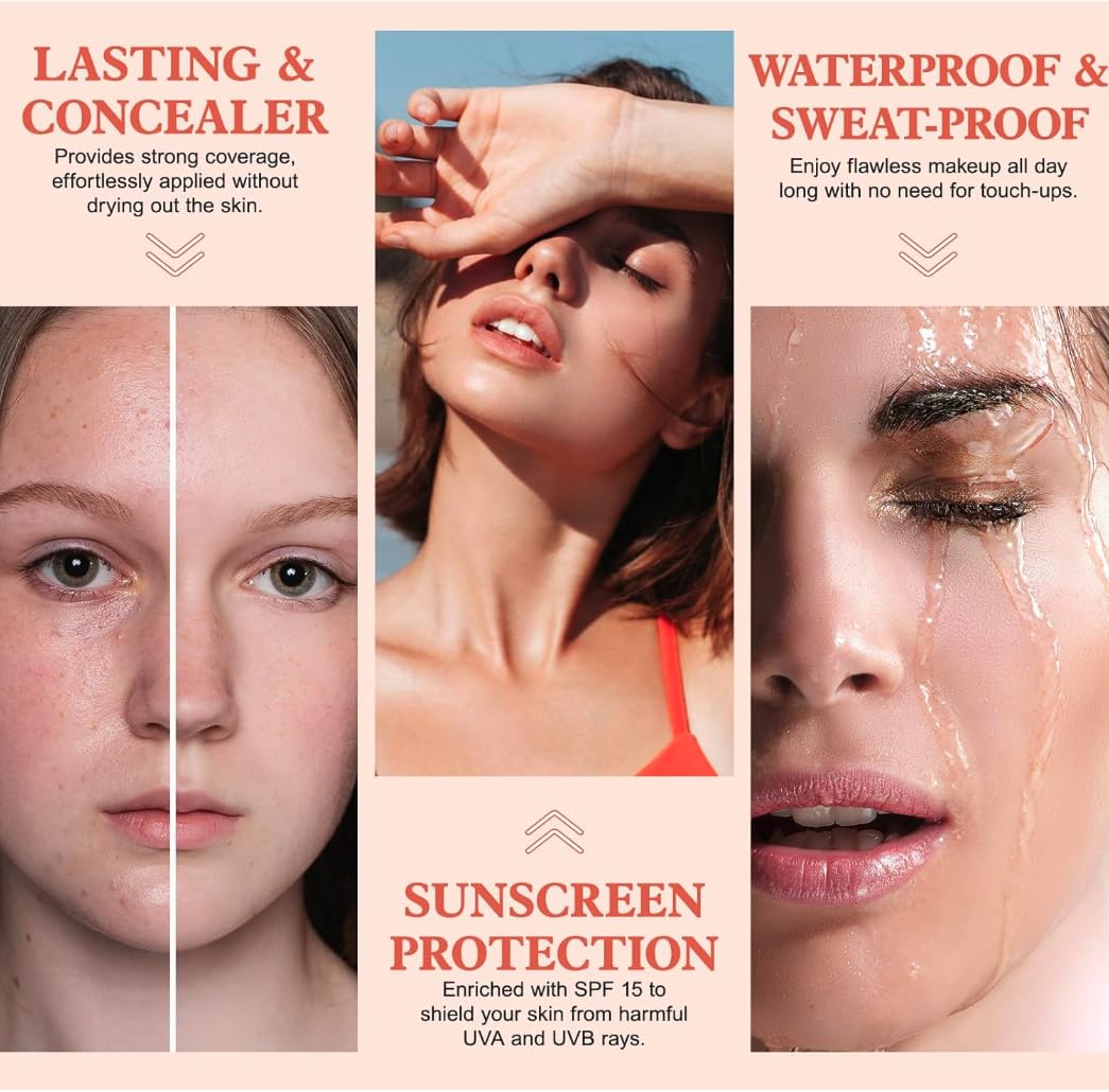 Faas TLM Foundation - Kleurveranderende Foundation - Past Zich Aan Huidtint Aan - Hydraterend & Hypoallergeen - 24 Uur Houdbaar - Waterdicht - Ultra HD Make-up - Sun Protection Factor 15