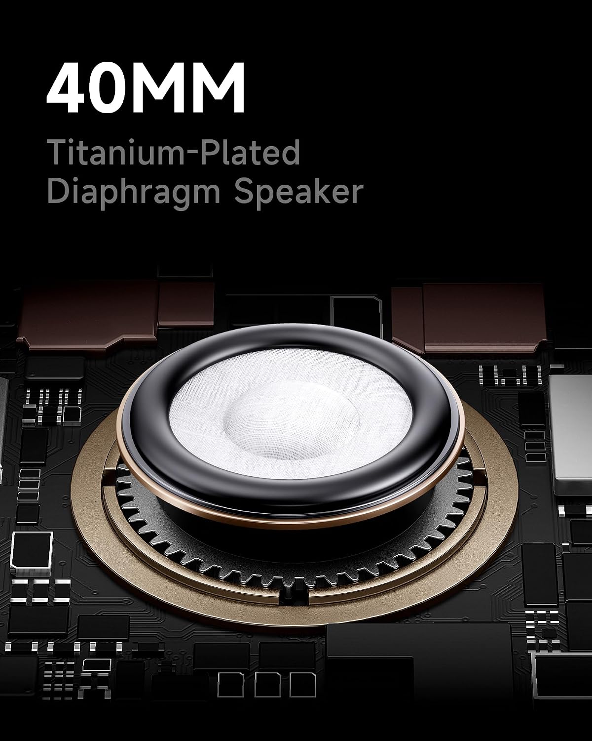 Picun F8 Pro Draadloze Over-Ear Koptelefoon - Hybride Noise Cancelling - 140 Uur Batterij - Bluetooth - Zilver
