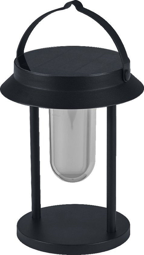 LEDVANCE SMART+ Outdoor Bluetooth Solar-Tafellamp, met witlicht (3000K) + kleurlicht, onafhankelijk van stroom, tot 5 uur brandtijd bij 100% licht, oplaadbaar, beschermingsklasse IP44, zwart