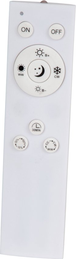 Lucide ELLY - Plafonnière (Plafondlamp) - LED Dimbaar - CCT - 1x36W 2700K/4000K - Opaal - Essential