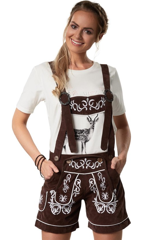 Dressforfun Lederhose Weißensee XL - verkleedkleding kostuum halloween verkleden feestkleding carnavalskleding carnaval feestkledij partykleding - 302803