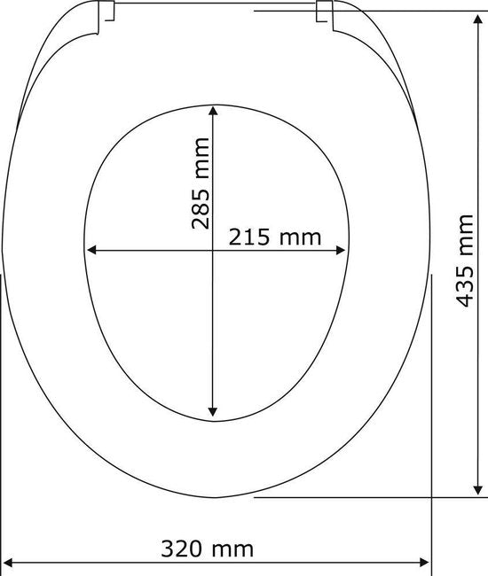 Wenko Wc-bril Aurora 36,2 X 45 Cm Thermoplast Wit