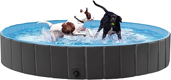Yaheetech Opvouwbaar Hondenzwembad Ø100/120/140/160 x 30 cm - PVC - Antislip