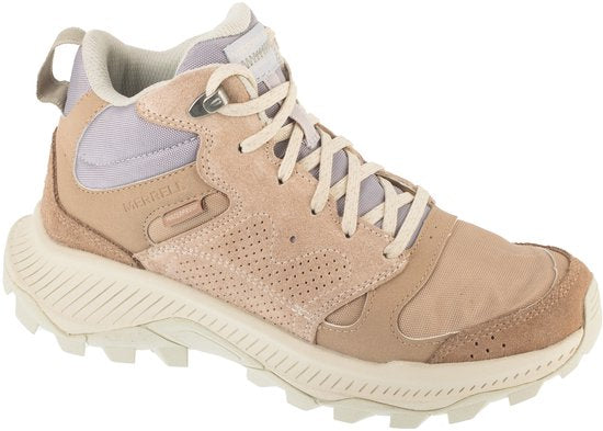 Merrell Tempo Sol Mid WP, Vrouwen, Beige, Trekkingschoenen, maat: 41