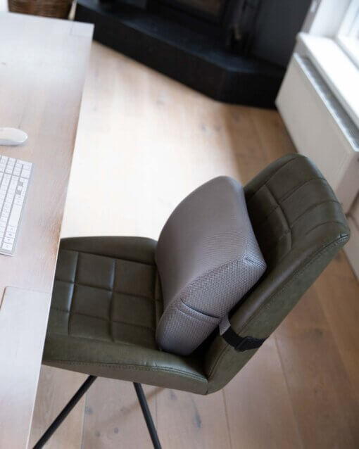 Home & Comfort rugkussen - memoryfoam - Zwart