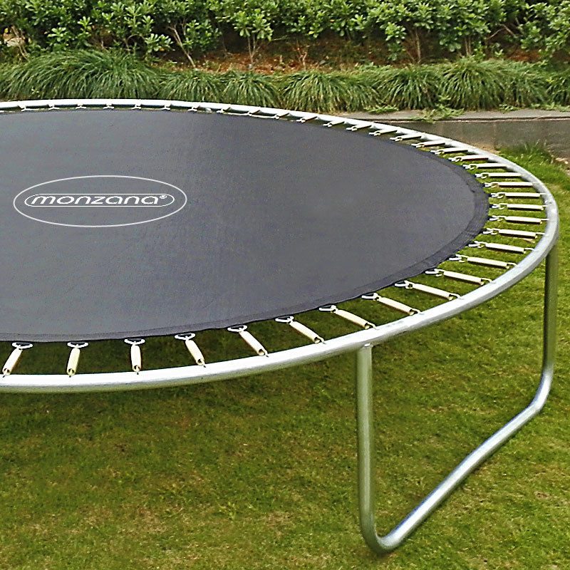 Monzana Trampoline - Veiligheidsnet Ladder - Ø 427cm - Blauw en Zwart