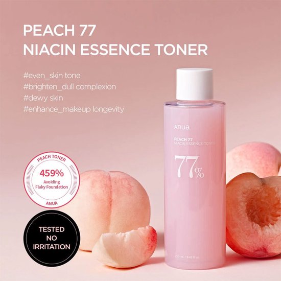 Anua - Peach 77 Niacin Essence Toner - 250 ml