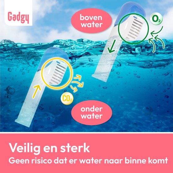 Gadgy Snorkelmasker voor kinderen - Snorkelset Unicorn - Full Face Duikmasker Kind - Duikbril met Snorkel - Snorkelen en duiken in 2024