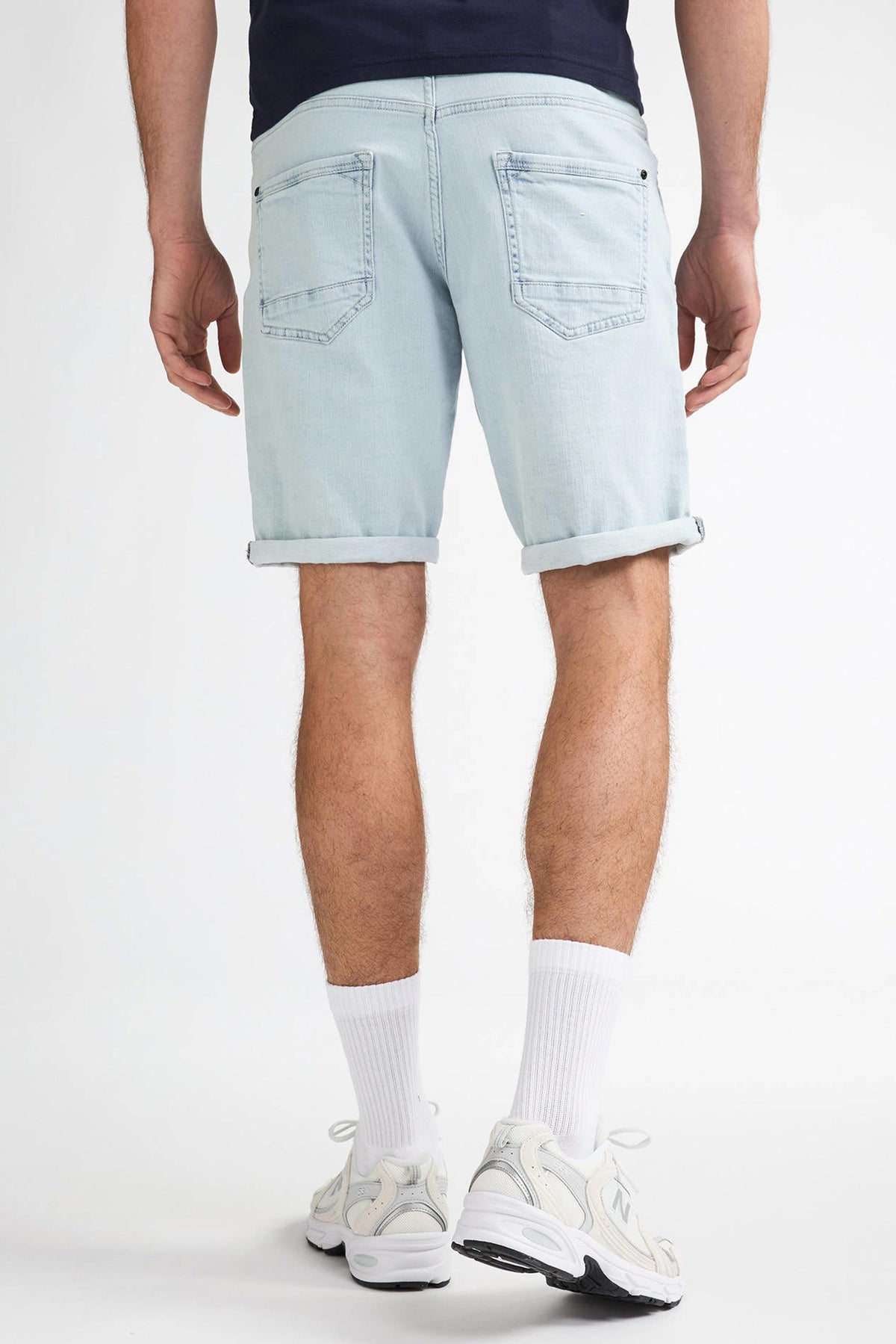 Petrol Industries Regular Denim Short Heren Maat 2XL – Light Stone – Katoen & Elastaan