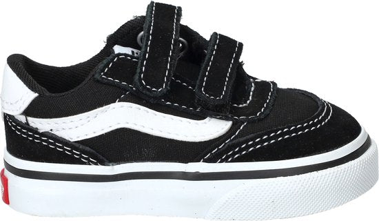 Vans Brooklyn LS V SUEDE/CANVAS ZWART/WIT Uniseks Sneakers - ZWART/WIT - Maat 23,5