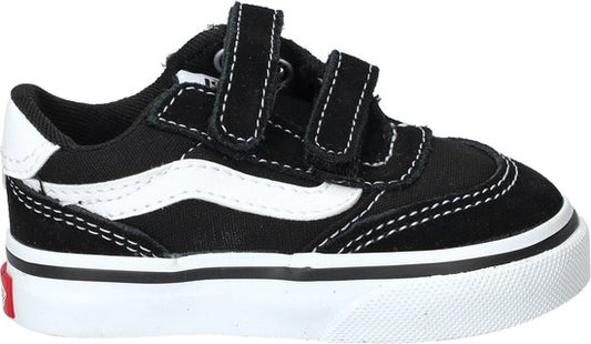Vans Brooklyn LS V SUEDE/CANVAS ZWART/WIT Uniseks Sneakers - ZWART/WIT - Maat 23,5