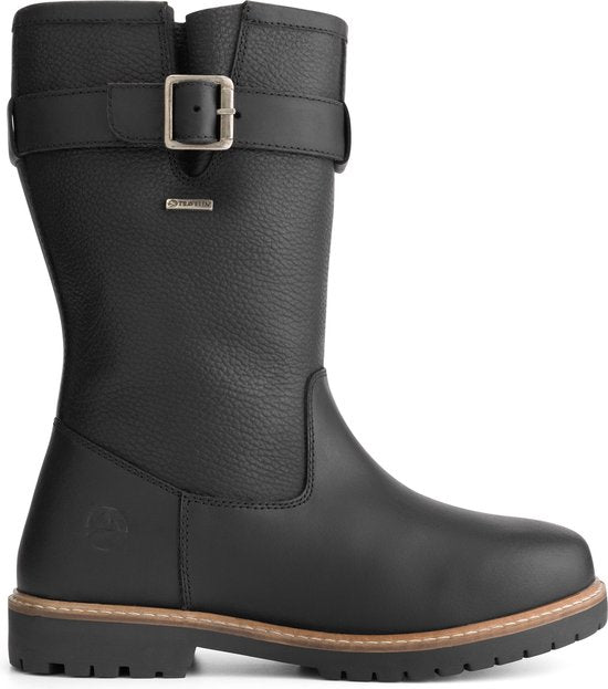 Travelin' Finnmark - Waterdichte dames laars - Wolgevoerd - Zwart - Maat 40