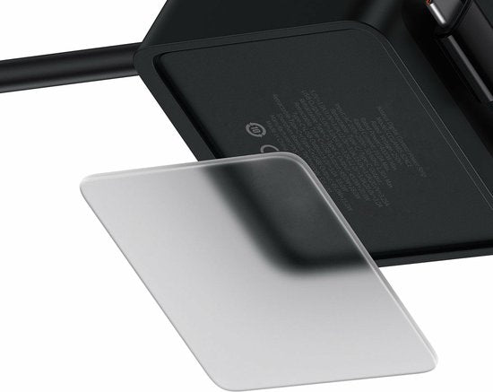 Baseus GaN 65W Fast Charge Laadstation met AC/USB-C/USB-A Zwart