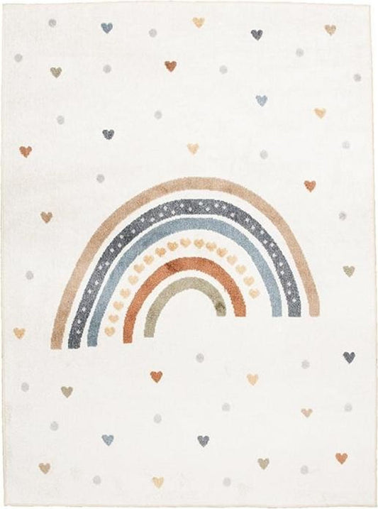 Volero Wasbaar Kinderkleed Ravi Regenboog - Kleurrijk - 140x200 cm