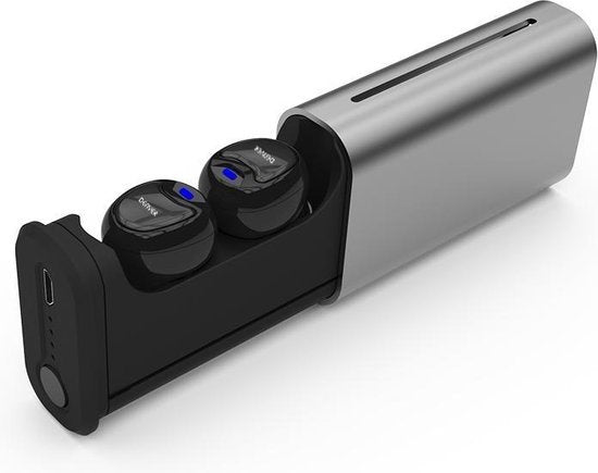 Denver TWE-60 - Draadloze Bluetooth earbuds - met oplaadcase - Zwart