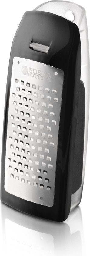 Boska Easy Grater - Tafelrasp - RVS - Zwart - Met Opvangbakje
