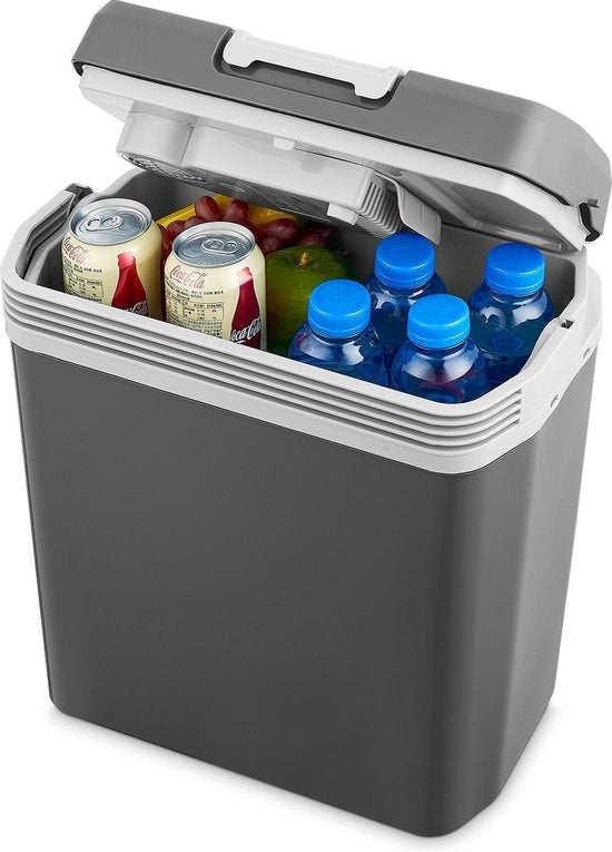 MOA Elektrische Koelbox - Coolbox - Met Verwarmingsfunctie - 12V en 230V - 22 Liter - Grijs -ECW22